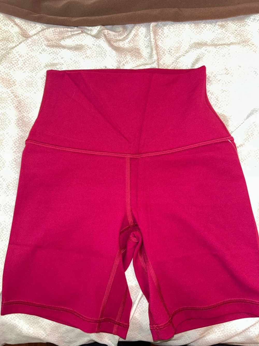 lululemon athletica High-Rise Magenta Bike Shorts